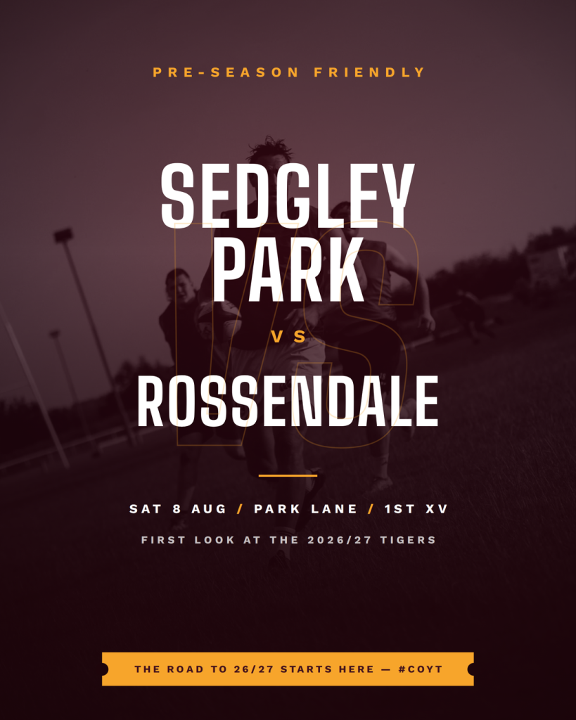 Sedgley Park vs Rossendale, pre-season friendly, Saturday 8 August at Park Lane