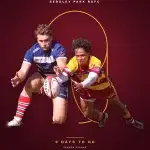Sedgley Park countdown graphic: 9 days to go until the season opener at home to Darlington Mowden Park, Saturday 5th September, 14:30 kick off