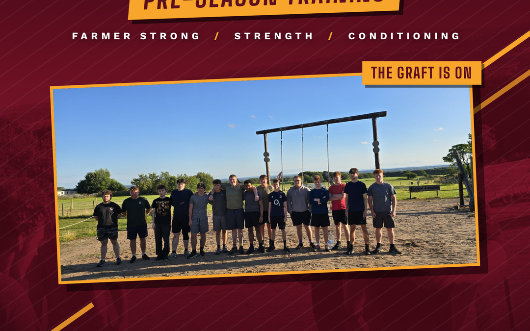 Sedgley Park Colts pre-season training at Farmer Strong