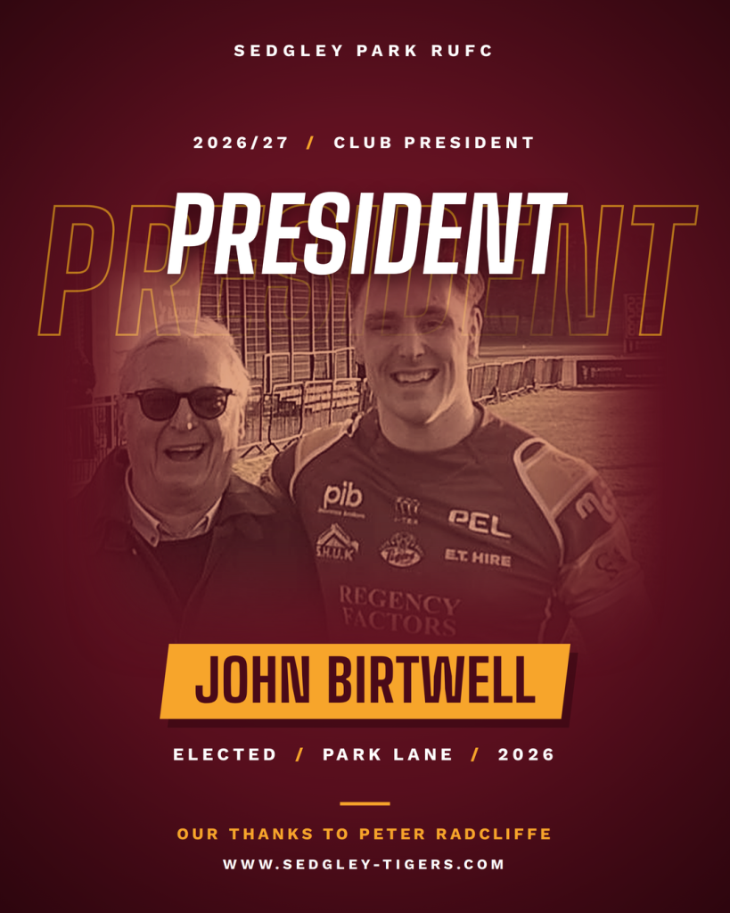 John Birtwell, Sedgley Park club president for 2026/27